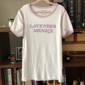 NWOT ModCloth Lavender Menace cotton tee